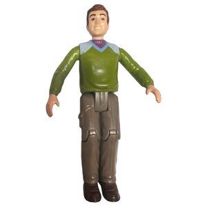Fisher-Price Loving Family Dollhouse 2011 Dad Father Doll Figure w Green Sweater